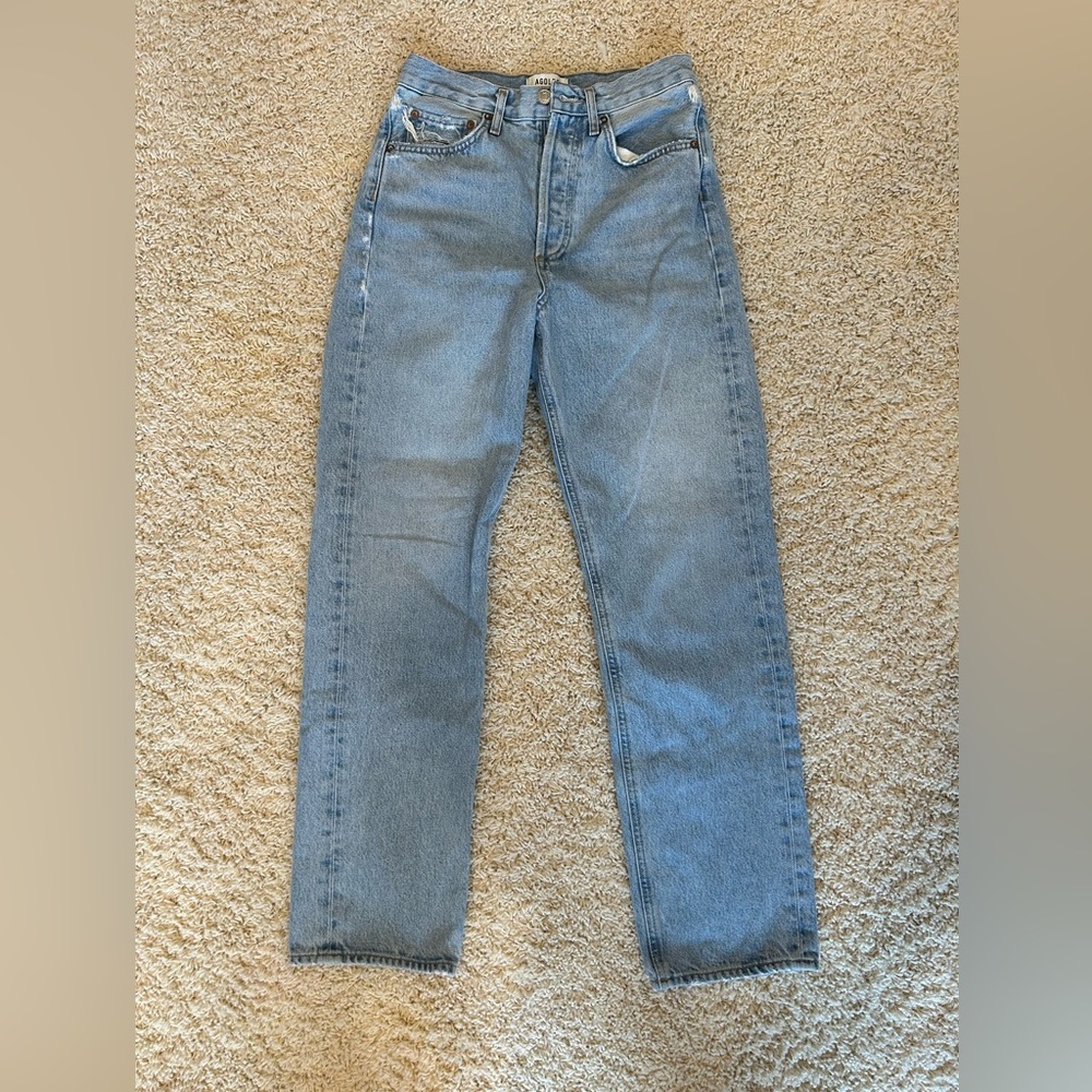AGOLDE LANA STRAIGHT LEG JEANS
